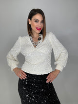 Maglia in paillettes FEDERICA BI