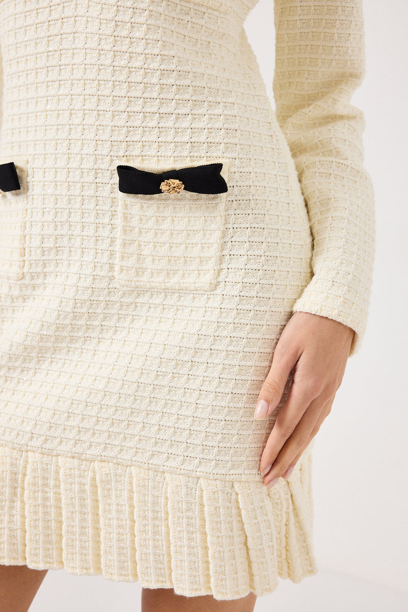 Abito elegante bottoni oro FEDERICA BI