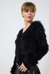 Cardigan in ciniglia FEDERICA BI ( due colori )