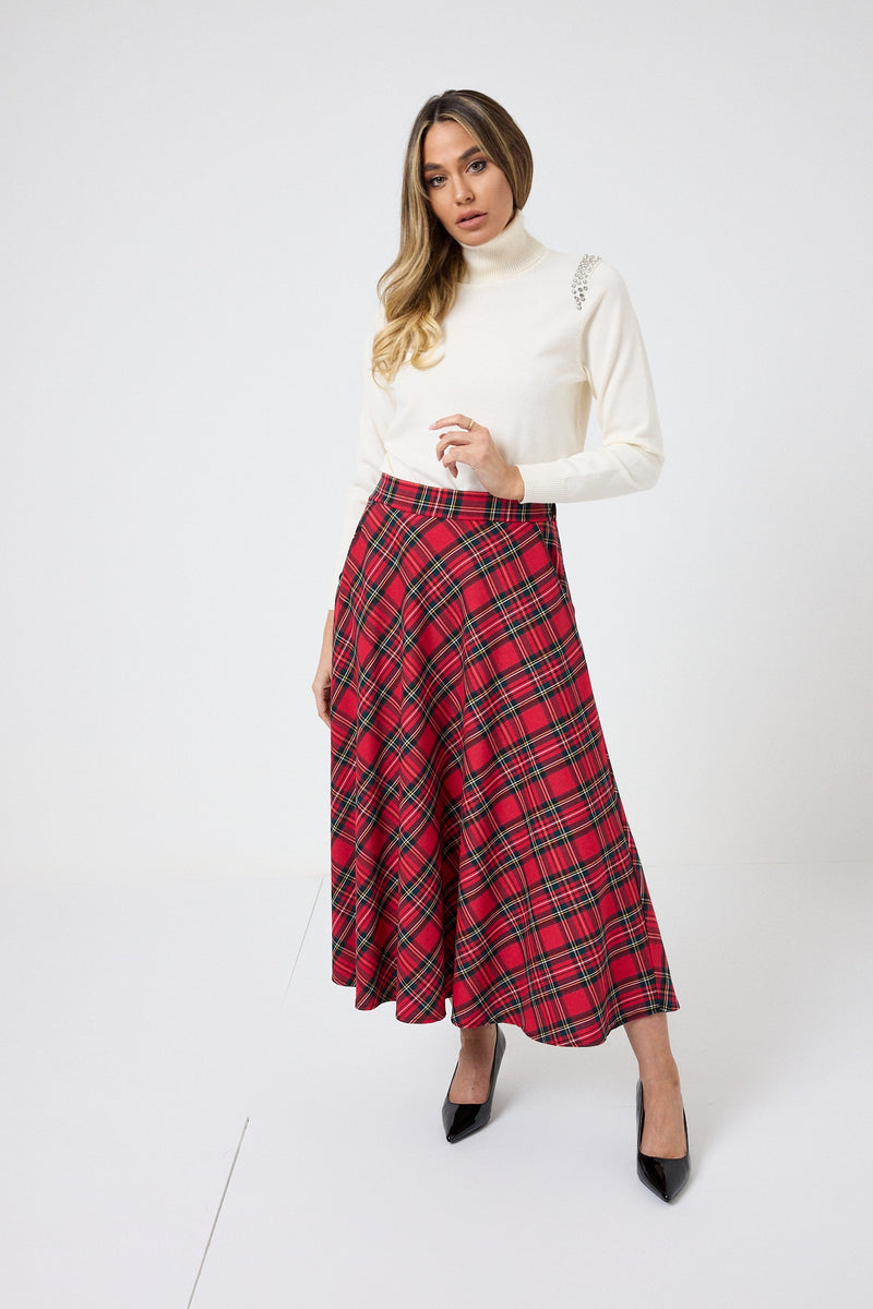 Gonna lunga tartan FEDERICA BI