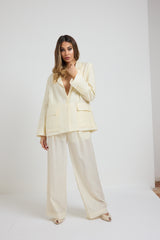 Blazer white cream FEDERICA BI