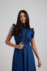 Abito in denim azzurro FEDERICA BI