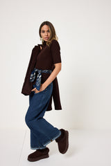 Denim blu over FEDERICA BI