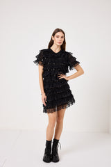 Abito in pizzo e paillettes FEDERICA BI