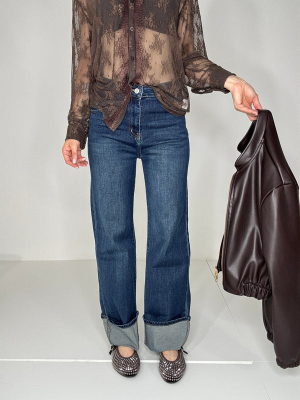 Denim blu elasticizzato FEDERICA BI