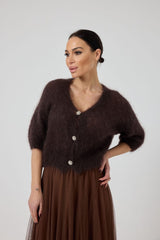Cardigan mohair FEDERICA BI