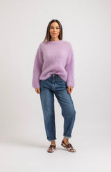 Maglione in mohair FEDERICA BI (due colori)