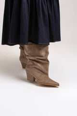 Stivaletto sabbia suede FEDERICA BI