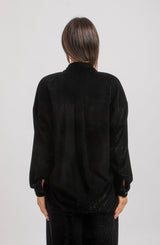Completo in velluto nero FEDERICA BI