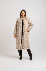 Ecopelliccia beige FEDERICA BI
