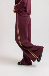 Completo in felpa bordeaux FEDERICA BI