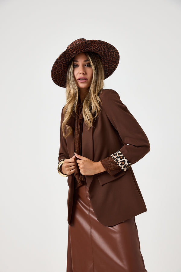 Blazer marrone FEDERICA BI