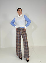 Pantalone a quadri FEDERICA BI