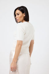 Maglioncino in ciniglia FEDERICA BI ( più colori )