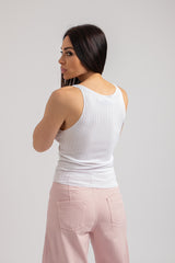 Top canotta in maglina FEDERICA BI