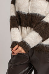 Cardigan riga moro FEDERICA BI