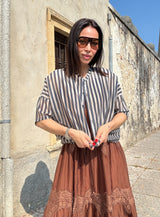 Camicia riga (due colori)  FEDERICA BI