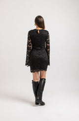Abito FEDERICA BI in pizzo nero