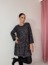 Abito in velluto fiocco FEDERICA BI