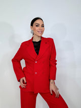 Tailleur rosso FEDERICA BI