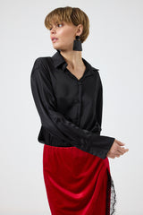 Camicia in raso FEDERICA BI ( più colori )