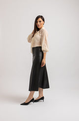 Camicia FEDERICA BI in pizzo crema