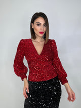 Maglia in paillettes FEDERICA BI