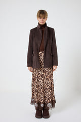 Gonna in viscosa animalier print FEDERICA BI