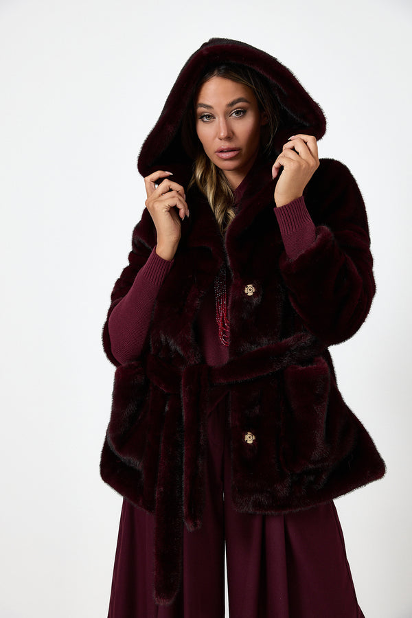 Ecovisone bordeaux FEDERICA BI