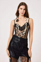 Abito nero in pizzo FEDERICA BI