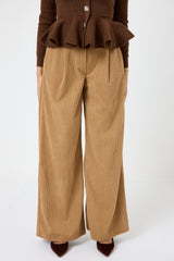 Pantalone palazzo in velluto FEDERICA BI