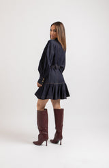 Abito FEDERICA BI in blu denim