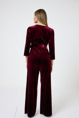 Tuta in velluto FEDERICA BI ( più colori )
