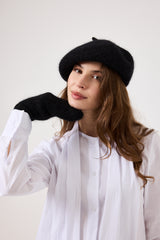 Guanti neri lurex FEDERICA BI