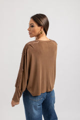 Maglia in Jersey e pizzo FEDERICA BI (due colori)