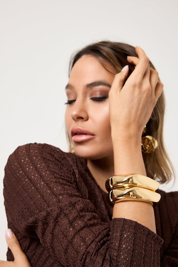 Bracciale rigido oro FEDERICA BI