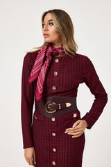 Abito midi bottoni oro FEDERICA BI ( vari colori )