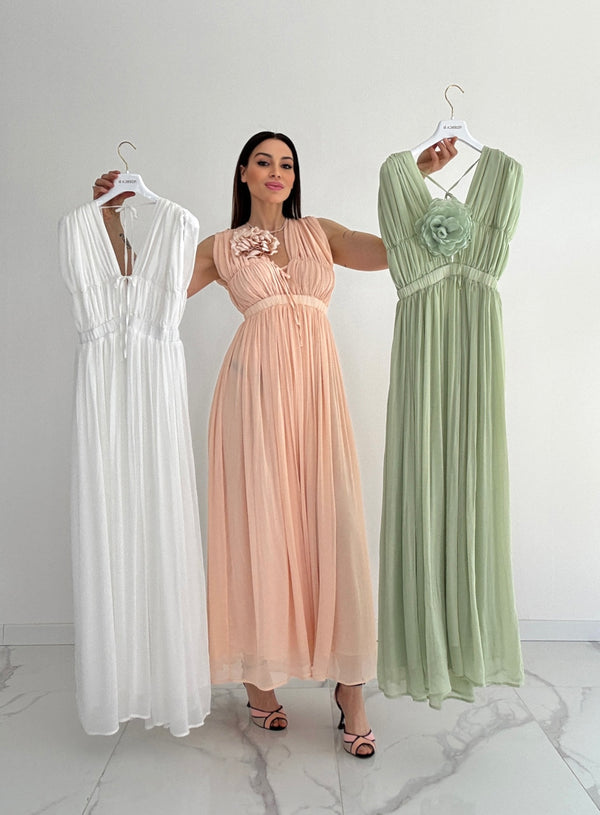 Abito in chiffon FEDERICA BI ( vari colori )