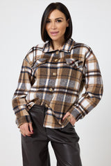 Camicia felpata tartan FEDERICA BI ( due colori )