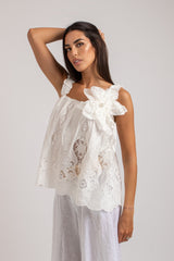 Top in sangallo FEDERICA BI