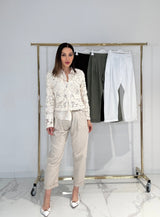 Pantalone in lino e cotone FEDERICA BI ( vari colori )
