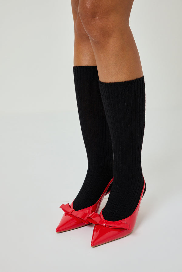 Slingback in vernice rossa FEDERICA BI