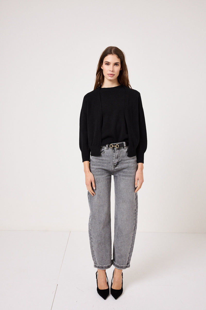 Denim grigio perla FEDERICA BI