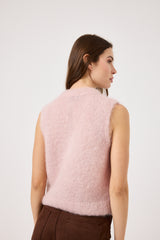 Gilet kid mohair ( vari colori ) FEDERICA BI