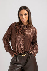 Camicia stampa velluto FEDERICA BI