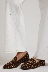 Mocassino suede borchiette FEDERICA BI (vari colori)