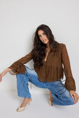 Camicia in chiffon FEDERICA BI