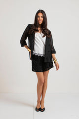 Pantalone corto in pizzo FEDERICA BI