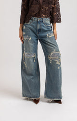 Denim jeans WIDE LEG FEDERICA BI