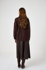 Maglia moro scollo FEDERICA BI